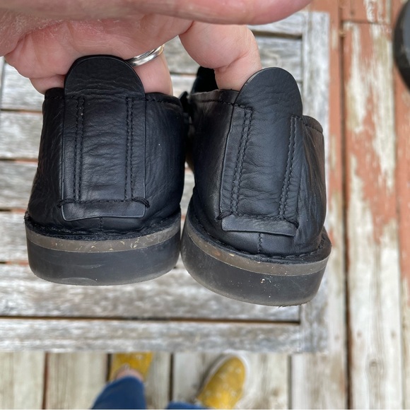 Franco Sarto Ariga Black Leather Flats - Picture 4 of 5